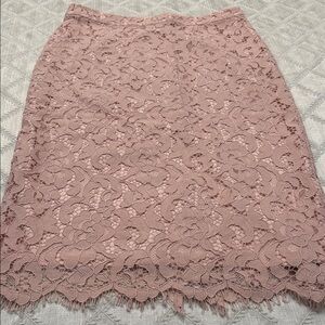 Rachel Parcell Lace Pencil Skirt - Blush